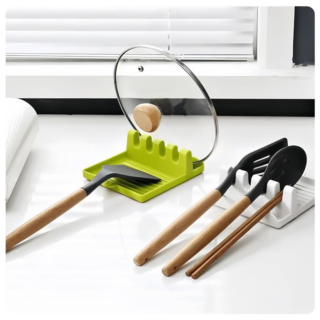 Versatile Kitchen Organizer Set Wall Mounted Storage for Spatulas Pot Lids Chopsticks and Soup Spoons Durable Plastic