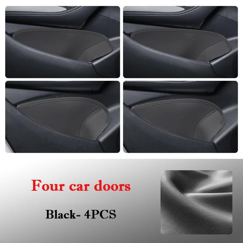 For BYD Sea Lion 05 DM-i 2026 2026 Car Door Slot Storage Barrel Leather Door Groove Mat Protective Pad Interior Accessories