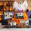 Halloween Printed Throw Pillow Cover Polyester Home Sofa Decorative Cushion Holiday Atmosphere Cushion