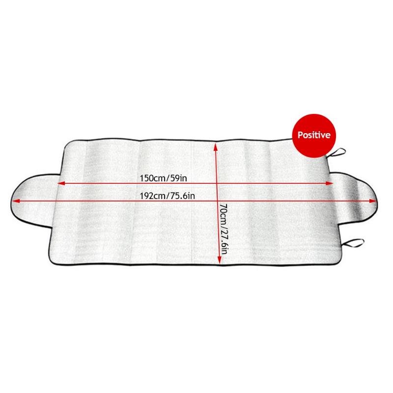 Univerzální sněhová pokrývka na auto Zimní čelní sklo Sluneční clona Venkovní Vodotěsná Ochrana proti ledu Frost Auto Protector Auta Vnější kryt