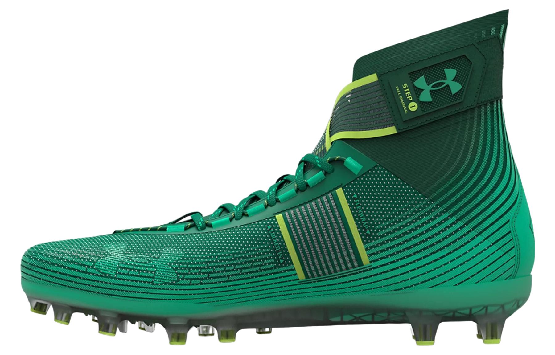Under Armour Highlight MC Высокие тренировочные кроссовки Мужские Парниковый Зеленый 3023716-301 44.5