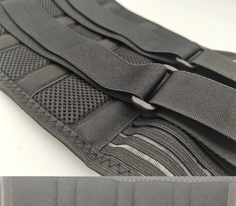 Sports Double Compression Back Support Waist Belt with Steel Plates