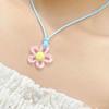 Bunte Blume Anhänger DIY Halskette Armband Ohrringe Fassung Anhänger für Schmuckherstellung Zubehör Vanlentines Geschenk