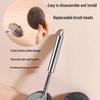 304 Stainless Steel Pot Brush with Long Handle and Hangable Design for Kitchen Cleaning.