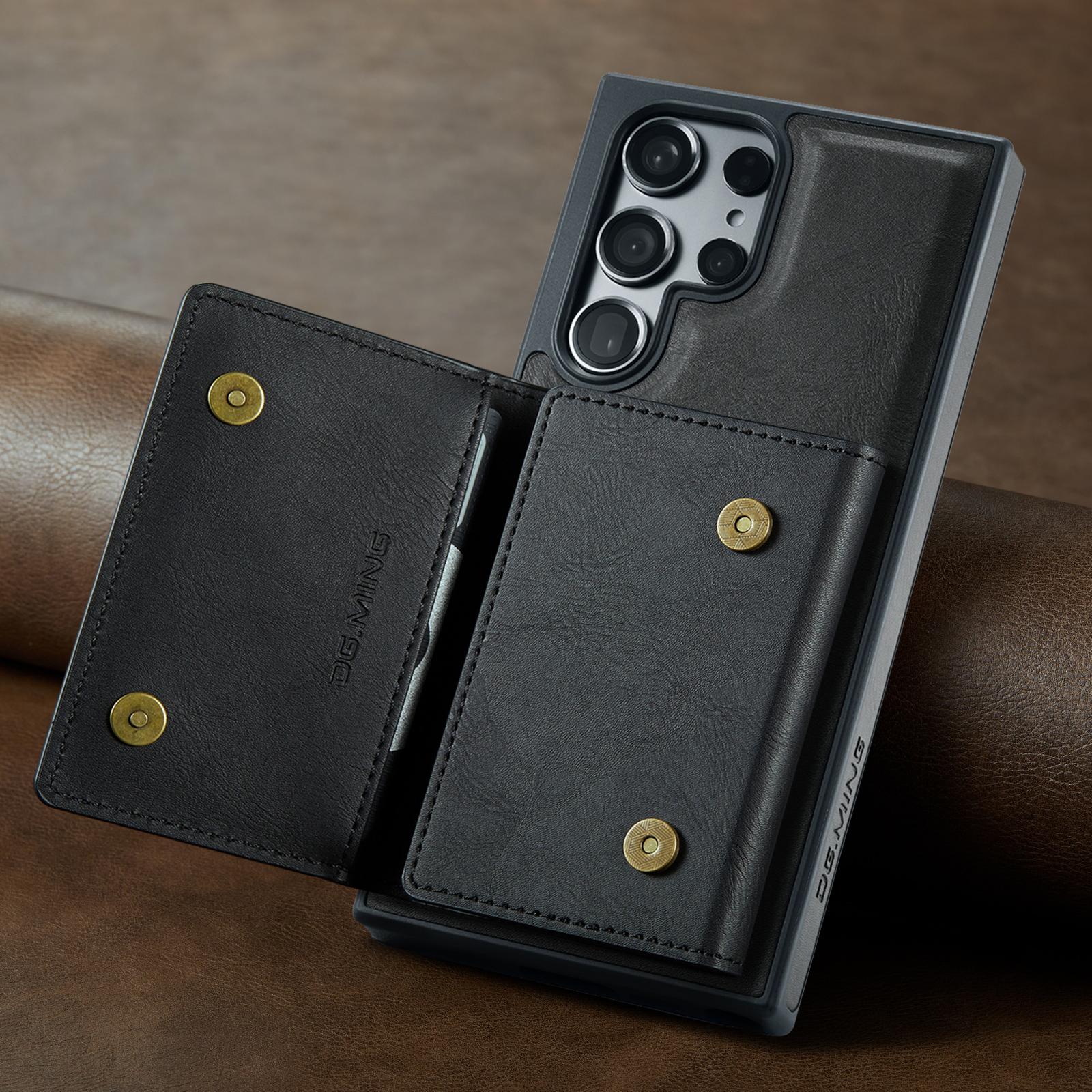 

Нескользящий винтажный чехол-кошелек для Samsung Galaxy S24 Ultra S24ultra S23 FE S22 Plus, противоударный кожаный чехол-держатель для карт for Galaxy S24 ultra