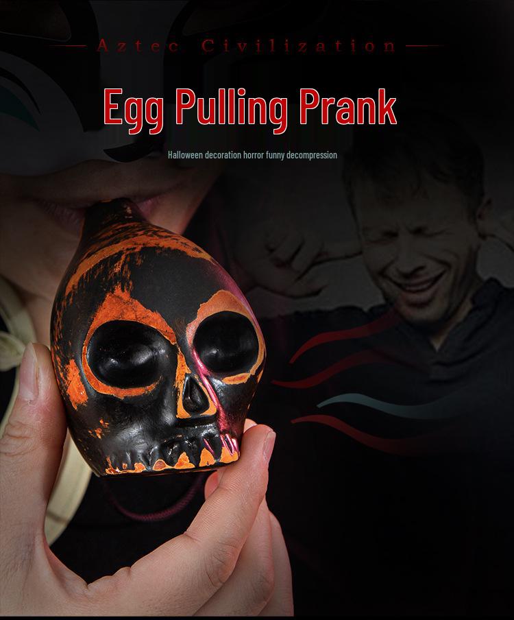 2024 Halloween Skull Death Whistle: Screaming Ocarina Ghost Sound Maker