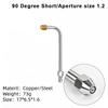1Pcs Car Wash Accessories High Pressure Washer Spray Wand Extension Nozzle 4000Psi Spray Wand 1/4 Quick Connect