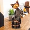 Innovativer Katzen-Umarmungsform Rotweinregalhalter Einzelne Flasche Weinständer Tischschmuck