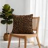 18X18 Inch Classic Leopard Print Throw Pillow, Soft Skin-Friendly Cushion, Stylish Home Sofa Decor Pillow Ideal Family Gift