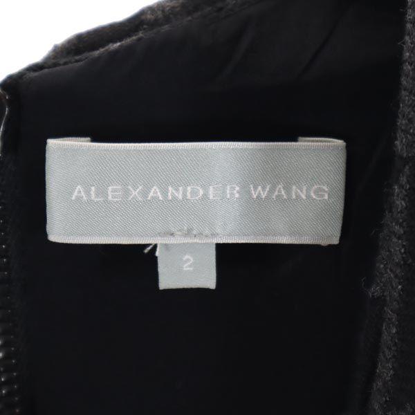 Alexander Wang Made In USA No Sleeve Mini Dress 2 Jumper Skirt Women Used