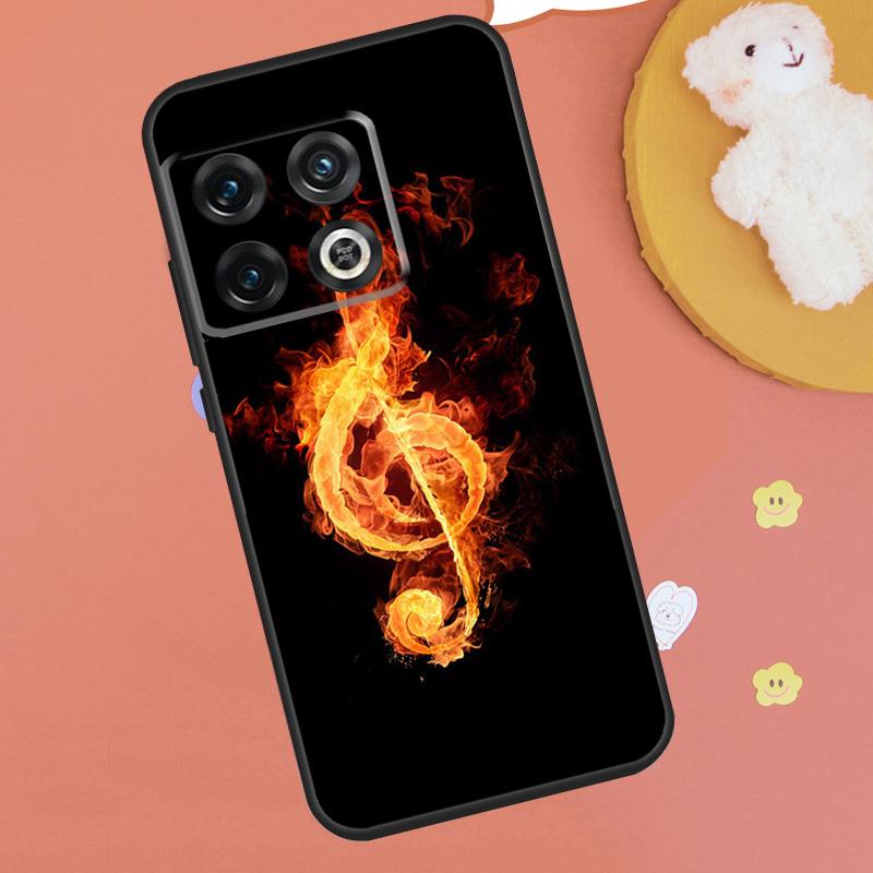 Musical Notes Violin Classical Music Case For OnePlus 13T 10T 8T 12R 13R 15 13 12 11 9 10 Pro Nord CE 5 2 3 4 Lite N20 N30 Funda