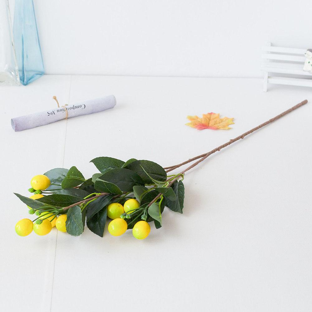 Zitronenzweig, Zitronenzweig, Kunststoff, Einzelzweig, 1 Bund