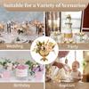 WTEMPO Vintage Vase for Fake Flowers for Birthday Party Christmas Anniversary Retro Iron Small Base Vase for Wedding Party Festive Events