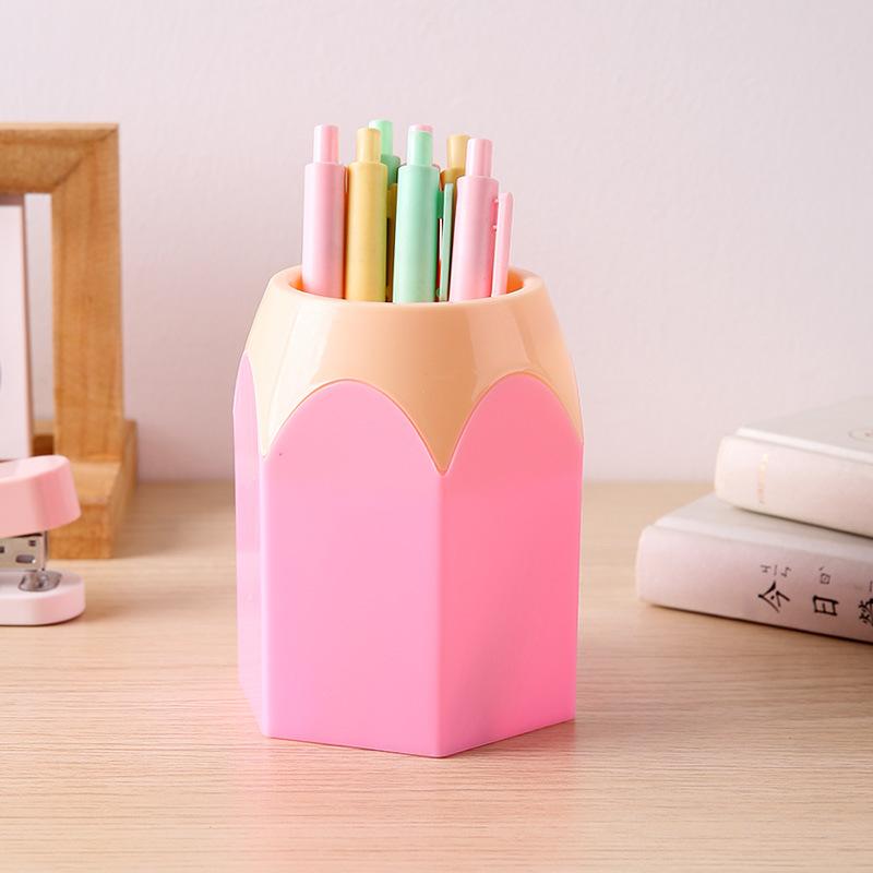 2pcs Pencil Holder - Stylish Desktop Storage Ctainer For Home Office - Organize Desk Accessories