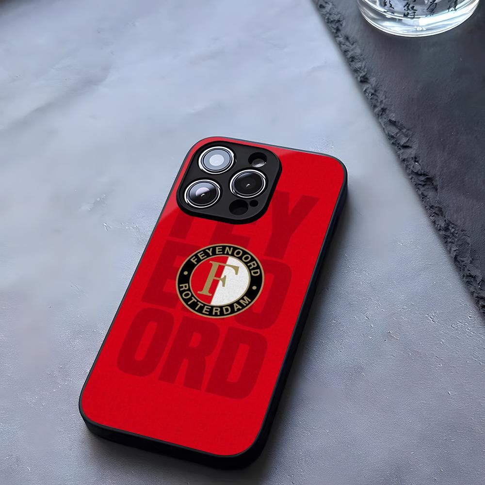 F-FeyenoordS Football Club Phone Case Tempered Glass For IPhone 17 13 14 16 12 15 11 Pro Max Plus Mini X XR SE2020 Coque