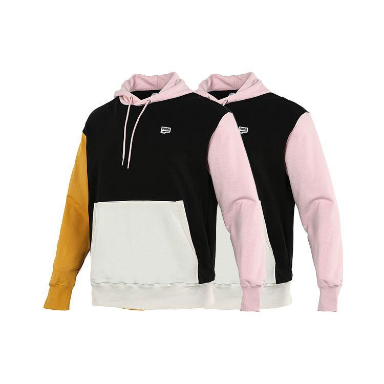 Puma Colorblock Hooded Casual Pullover Sweatshirt Men Tops Black 533040-51