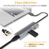 WAVLINK USB Ethernet Prędkość Transferu Danych Aluminiowy Kompaktowy Kompatybilny z Galaxy Tab Matebook Hub/USB3.04 Porty/Port Gigabitowy/Wysoki MacBook/MacBook