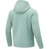 Li Ning Comfortable Casual Solid Color Hooded Zipper Cardigan Sweatshirt Men Sweatshirts Lake-Blue AWDU127-3