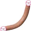 Double-Headed Silicone Lala Masturbator for Women – Soft Flesh Adult Toy