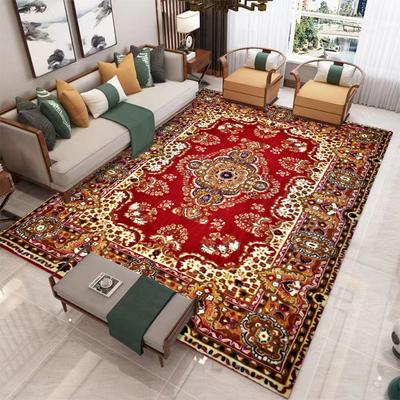 Avrupa Retro Büyük Halı Oturma Odası için Lüks Dekorasyon Halısı Kaymaz Yatak Odası Giysi Odası Yıkanabilir Yumuşak Kilim