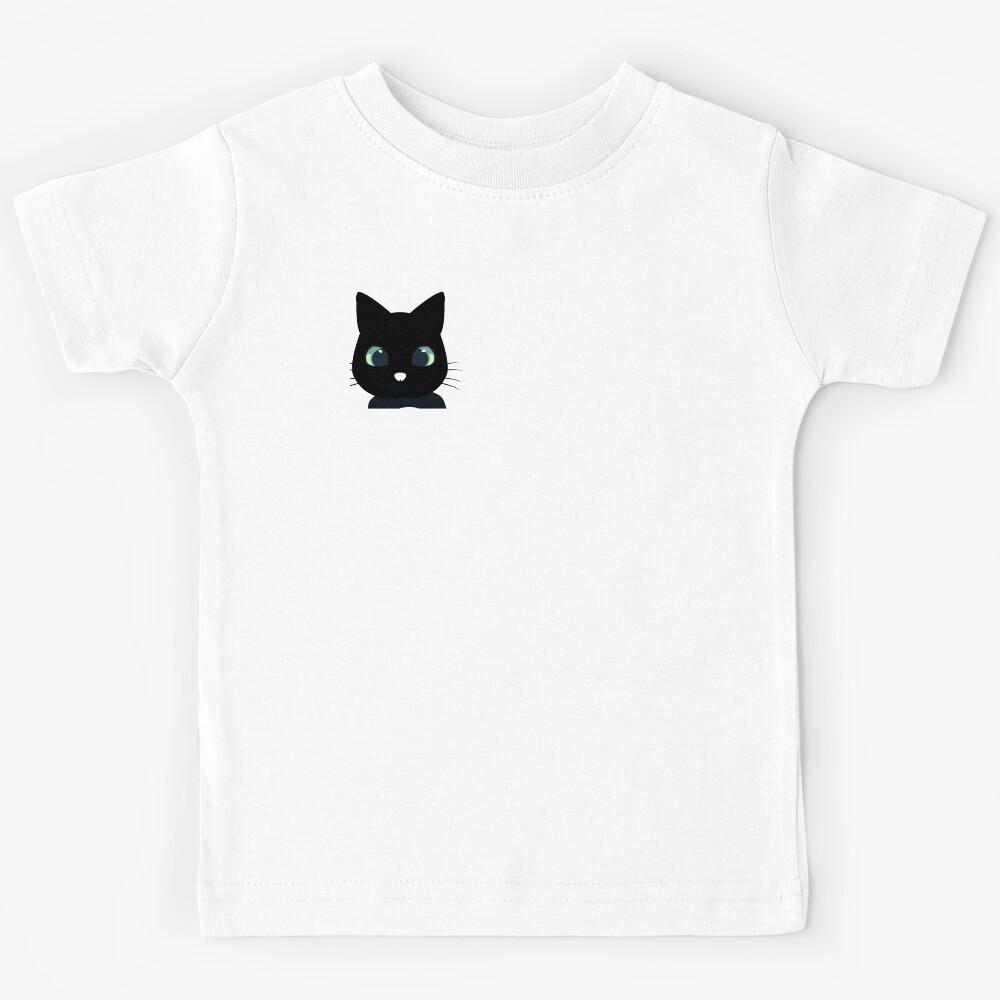 cat black Kids T-Shirt 110
