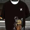 A Unisexs Outdoor Trendy Fashion Doll Graffiti Casual Shortsleeved Tshirt A Perfect Gift For Friends And Family