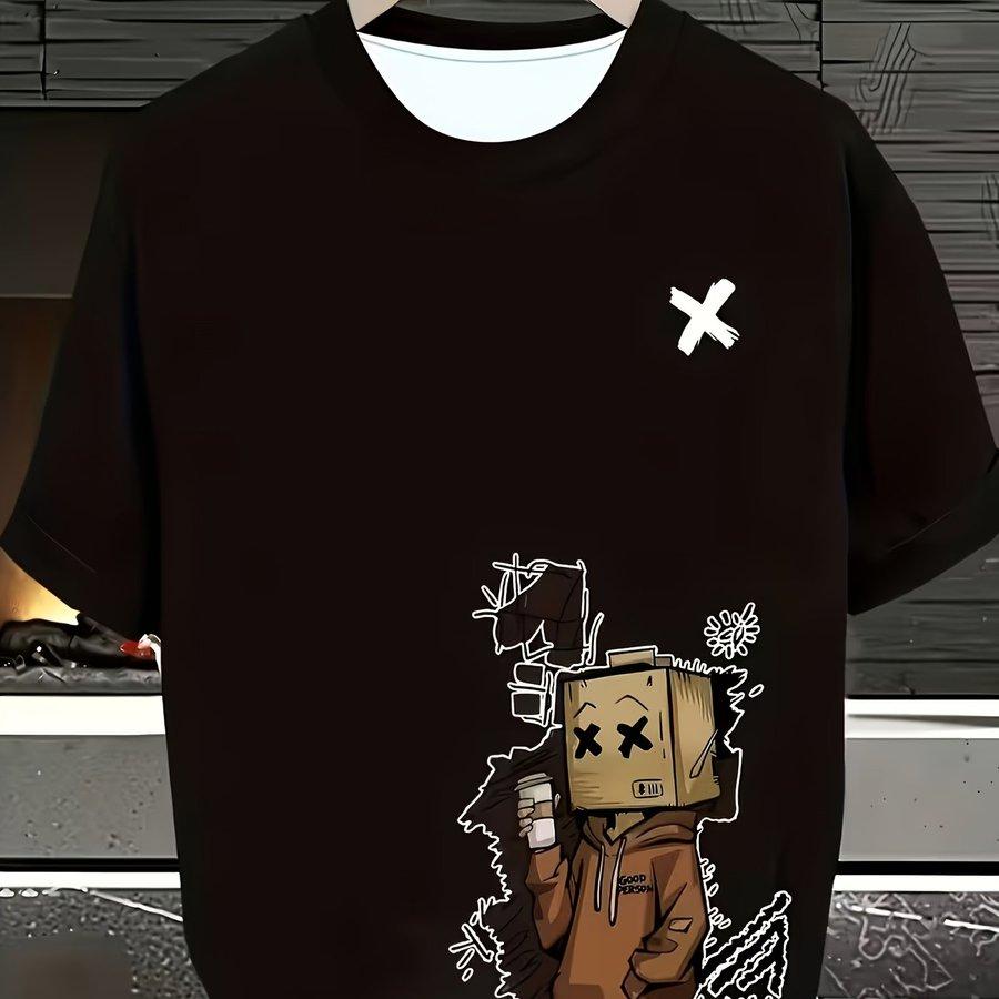 A Unisexs Outdoor Trendy Fashion Doll Graffiti Casual Shortsleeved Tshirt A Perfect Gift For Friends And Family