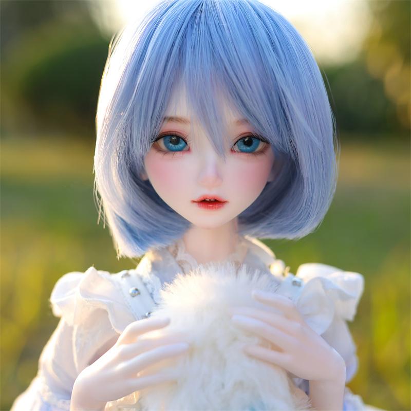 50cm Men's Mini Sex Doll Blue Eyes Girlfriend Anime Loli Masturbation Cup Adult Erotic Sex Toy