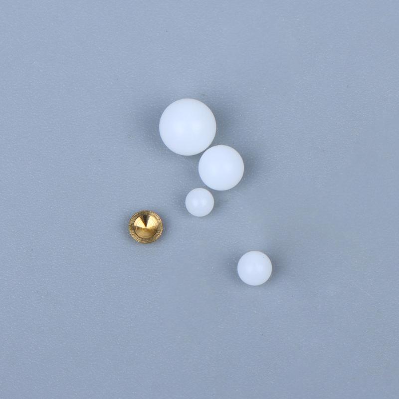 10 Pcs Edc Mechanical Push Plate Modification Toy Custom Accessories Pom Beads/Copper Spring Top