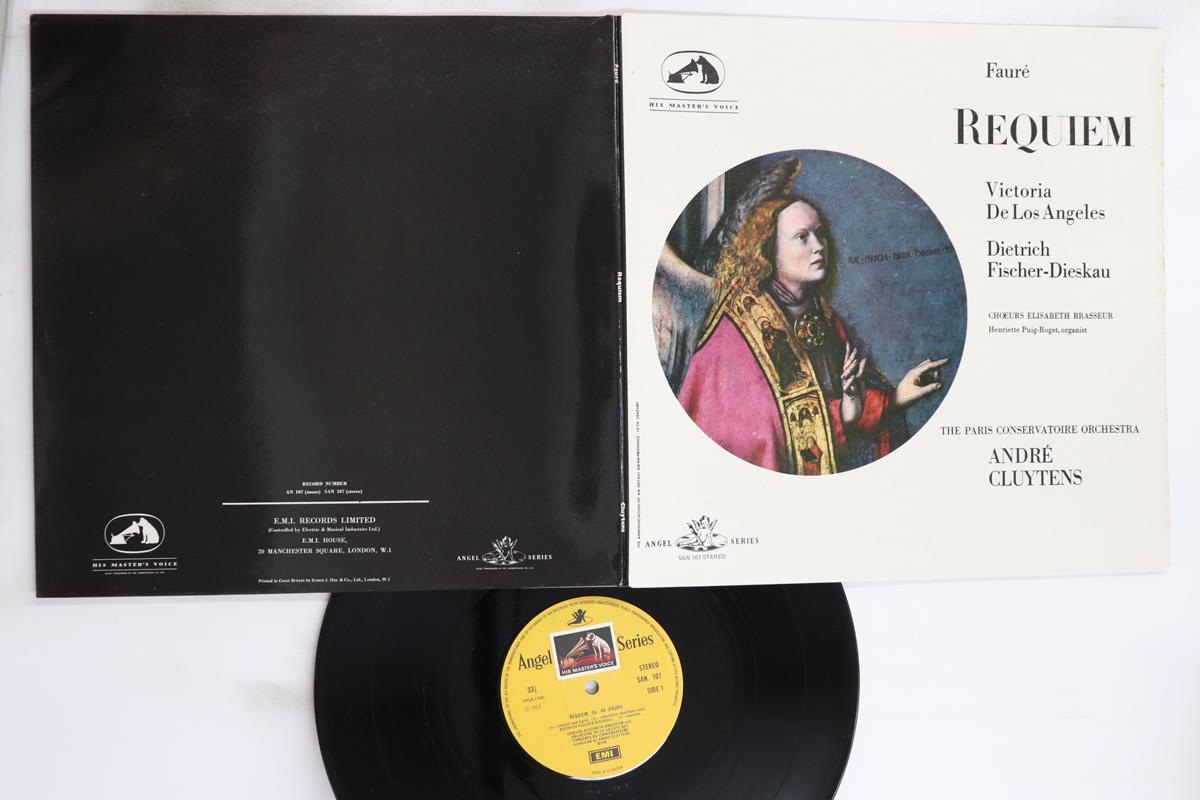 

LP Record ANDRE CLUYTENS, PARIS CONSERVATOIRE - Fayre Requiem SAN107 HMV 1963 UK Classical Used