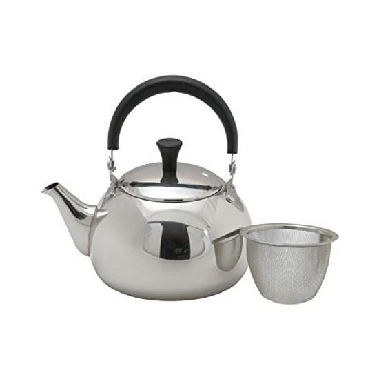 Pearl Metal Kyusu 500ml Stainless Steel Chaya Biyori HB-6454