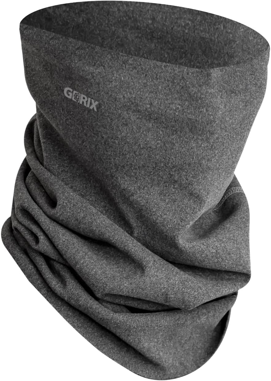 

Gorix Теплая манишка и маска для лица для зимней езды на велосипеде и шоссейных велосипедах, Холодный шарф для шеи, Стильная полубалаклава для улицы и спорта [Теплая, на флисовой подкладке,