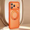 Large Hole Frosted Skin-Feel Magnetic Holder Phone Case with AI Shutter Button
