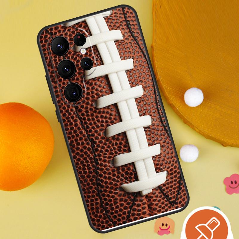 American Football Phone Case For Samsung Galaxy S25 Ultra S24 S23 S22 Ultra S9 S10 S20 Plus S21 FE Funda Cover