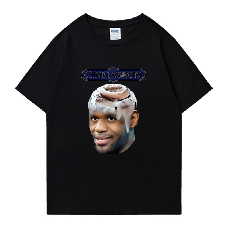 2025 Summer Fashion Cinnabron Graphics Funny Printed Oversized t-shirt Cotton Men Women short sleeve t-shirts Unisex clothing