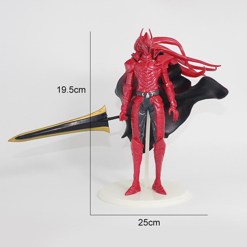 

21cmsolo leveling animation characters Cheng Xiaoyu hunter form Jeglite knight action figure PVC series model boycollectiongifts No box