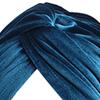 Pleated Muslim Hat Head Wrap Velvet Double Layer Chemo Caps Bright Color Headwear Women