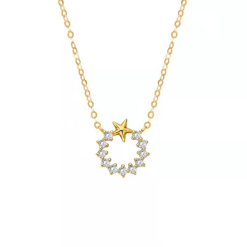 

Ожерелье для женщин, Простой темперамент, Нишевый дизайн, Подвеска, Цепочка на ключицу, Легкое и роскошное ощущение