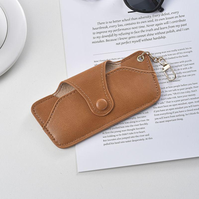 Fashion new men's and women's glasses bag, pressure-resistant glasses case, anti-drop sunglasses case, light luxury portable glasses bag,