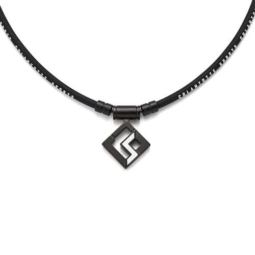 Colantotte SPORTS PRO Magnetic Titanium Necklace SG160 CO Magnetic Necklace S160 Loop: Black and White Top: Black Titanium and White M 47cm