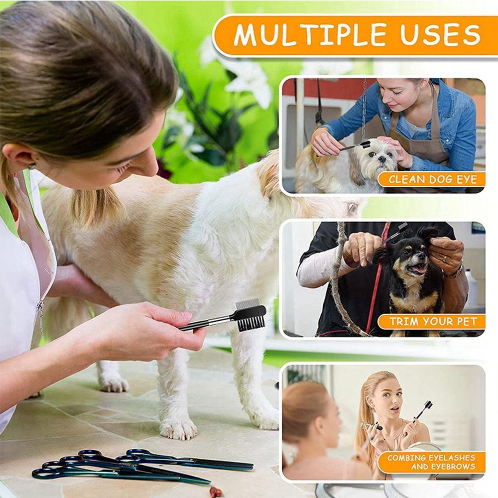 Small Cat Dog Kitten Puppy Pets Accessories Dog Combs Pet Eye Comb Head Brush Tear Stain Remover