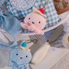 5cm 1pcs Cartoon Plush Octopus Pendant Doll Bag Women's Bag Fashion Pendant Cute Octopus Keychain Plush Doll Pendant Keychain
