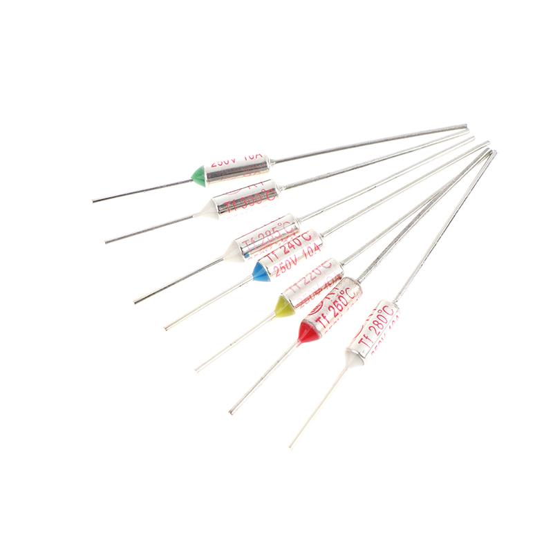 10 Stück Reiskocher Überhitzungssicherung Tf Thermosicherung Ry 10A 15A 250V Temperatur 72C 85C 95 110C 130C 135C 142C 145C 280C 285C 300C