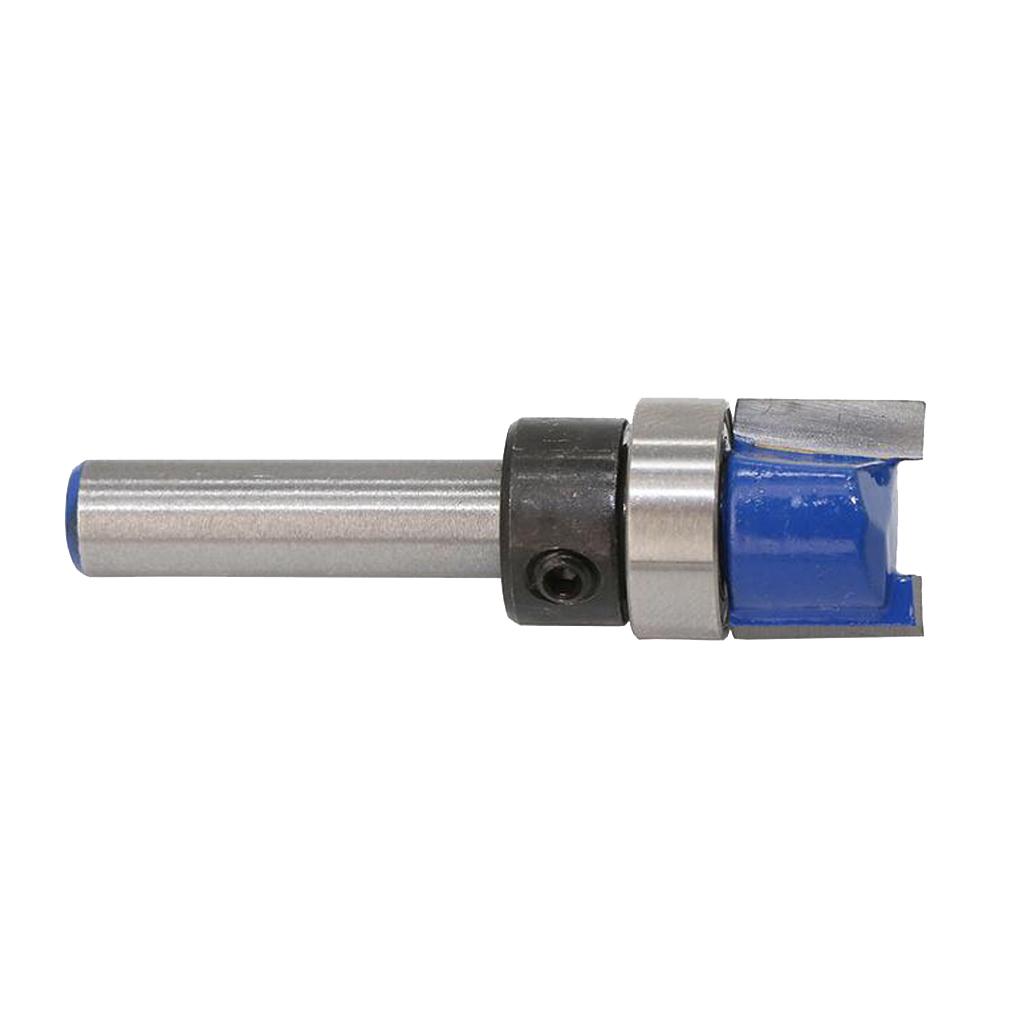 4pcs 1//4 Shank Mortise Template Flush Trim Router Bit Cutter 6mm X 12mm X 45mm