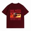 Unisexs Clothing New 100 Cotton Breathable Summer TShirt One Piece Ace Akainu Print Casual Streetwear Unisexs Tops