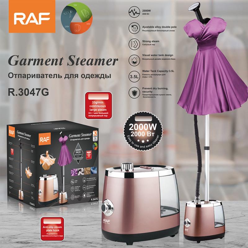 RAF Compact European Steam Clothes Steamer - Handheld & Wall-Mounted Ironing Machine EU Standard
