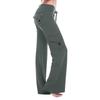 Mode Dames Kleur Zelfkweek Elastische Band Zakken Broek