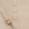 [Perke] Sheepskin pleated 2-way mini shoulder bag with pearls