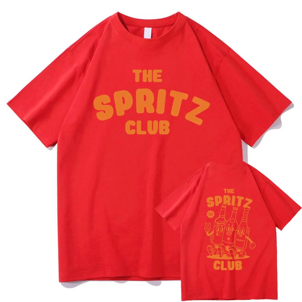 

Spritz Club Tshirt Fashion Funny Espresso Men Clothing Harajuku Summer Tops Vintage Unisex Cotton Graphic T Shirts XXXL