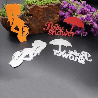 Stencil per fustelle in metallo per mamma, gravidanza, baby shower, per album fotografici decorativi fai da te